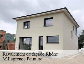 Ravalement de façade 69 Rhône  M.Lagrenee Peinture