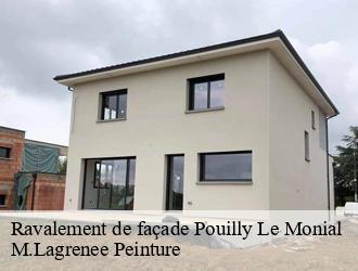 Ravalement de façade  pouilly-le-monial-69400 M.Lagrenee Peinture