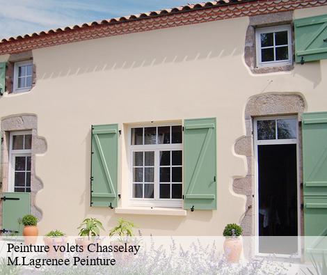 Peinture volets  chasselay-69380 M.Lagrenee Peinture