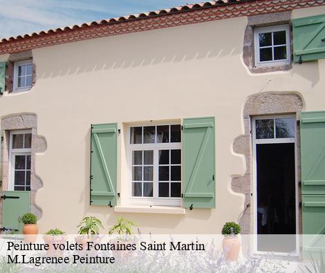 Peinture volets  fontaines-saint-martin-69270 M.Lagrenee Peinture