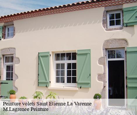 Peinture volets  saint-etienne-la-varenne-69460 M.Lagrenee Peinture